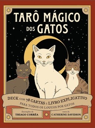 Tarô Mágico dos Gatos: Desvende a Sabedoria Felina com 78 Cartas e Livro Ilustrado - imagem 1