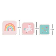 Kit 3 Potinhos Mágicos Unicórnio Buba - Armazenamento Divertido para Lanches Infantil - imagem 3