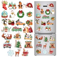 Decoração de Natal Magnética para Carro e Geladeira - 24 Peças Festivas! - imagem 2