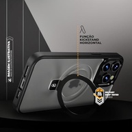 Gshield Capa Dual Ring Magnética para iPhone 16: Proteção Premium com Suporte Integrado - imagem 3