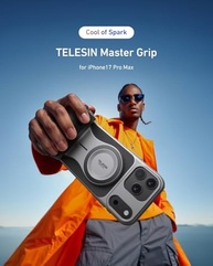 TELESIN Master Grip Magnético para iPhone 17 Pro Max: Câmera Profissional, Bateria 3200mAh e Resfriamento de Grafeno - imagem 3