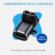 Adaptador USB-C Premium para Garmin: Carregue Fenix, Forerunner, Instinct e Mais com Estilo! - imagem 4