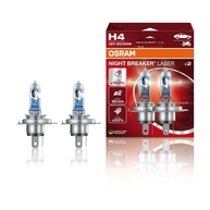 Lâmpada Farol OSRAM NIGHT BREAKER LASER H4: 150% Mais Brilho para Sua Segurança - imagem 1