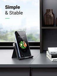 Suporte de Celular UGREEN: Ajustável, Portátil e Dobrável para iPhone e Mais - imagem 3