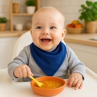 Kit 5 Babadores Bandana Bebê Impermeável Tripla Proteção - Malha Respirável e Forro Impermeável - imagem 5