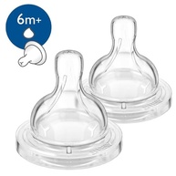 Bico Para Mamadeira Classic N.4 6m+ Engrossado - 2 Unidades Philips Avent - imagem 3