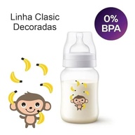 Mamadeira Anti-colic Philips Avent SCY121/03 Decorada Macaco 260ml - Conforto e Segurança para o Bebê - imagem 5