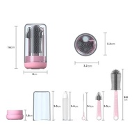 Kit Escovas de Limpeza 4 em 1 para Mamadeira, Garrafa e Copo - Silicone Seguro e Portátil - imagem 3
