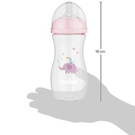 Mamadeira Easy Flow Elefante Rosa 330ml - Sistema Anticólico BPA Free - imagem 4