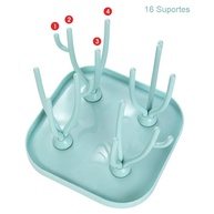 Escorredor Portátil para Mamadeiras e Acessórios de Bebê – Azul ou Verde - imagem 5