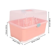 Organizador Portátil de Mamadeiras com Capa Protetora - Secagem e Armazenamento Seguro para Bebês - imagem 3