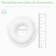 Rosquinha para Seios Amamentação - Protetor de Mamilo Confortável e Respirável - imagem 3
