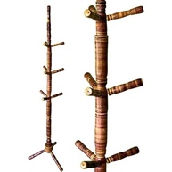 Cabideiro de Chão Mancebo Envernizado Arara 10 Ganchos - Organize com Estilo e Praticidade - imagem 2