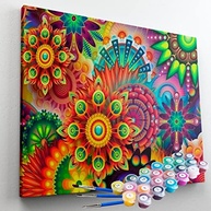 Kit Pintura Terapêutica Mandalah - Relaxamento e Bem-Estar com Mandalas - imagem 2