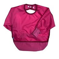 Babador Manga Longa Liso (Pink) - BLW impermeável - imagem 4