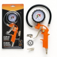 Calibrador de Pneus Profissional 220 PSI: Alta Precisão para Carro, Moto e Caminhão | Mangueira Flexível - imagem 2