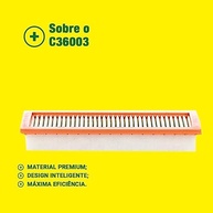 Filtro de Ar MANN-FILTER C36003: Proteção Essencial para CITROEN C5 II, DS3, DS4 e PEUGEOT 208, 3008 - imagem 5
