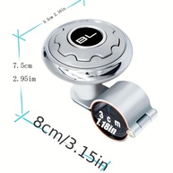 Manopla Volante Universal Dourada com Rolamentos: Controle e Estilo para Seu Carro ou Caminhão - imagem 2