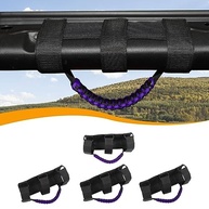 Manoplas de Barra de Rolagem Hoolcar Paracord: Conforto e Segurança para Jeep Wrangler YJ TJ JK JKU JLU e Gladiator JT - imagem 2