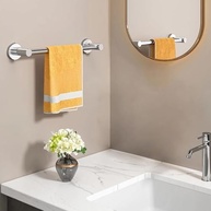 Suporte para Toalha de Rosto e Mão LUMAI em Aço Inox 28cm – Fixação por Parafuso, Ideal para Banheiro e Lavabo - imagem 3