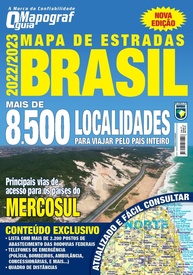 Mapa Mapograf Estradas Brasil 2022/2023: Seu Guia Completo para Viagens Incríveis - imagem 1