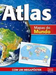 Atlas Ciranda Cultural: Mapas do Mundo Completo e Multicores - imagem 2