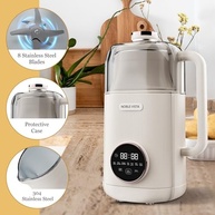 Máquina de Leite Vegetal 8 em 1 – Prepare Leites Caseiros de Nozes, Amêndoas e Aveia com Facilidade - imagem 5