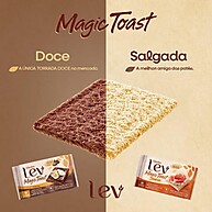 Torrada Doce Lev Magic Toast Cacau Marilan 110g - imagem 3