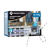 Desumidificador Neutro Member's Mark Pack - 8 Unidades de 230g - Controle Natural da Umidade - imagem 1