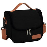 Bolsa Térmica Lancheira Marmita com Alça Removível - Ideal para Academia, Trabalho e Passeios (Preto) - imagem 1