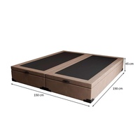 Base para Cama Box Queen Martin Premium com Baú Suede Bege – Conforto e Estilo para seu Quarto - imagem 2
