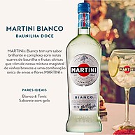 Martini Bianco: Vermute Branco Refrescante 750ml - imagem 5