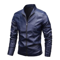 Jaqueta masculina com capuz para motociclista, manga comprida, couro sintético inverno outono 2025 Y2K - imagem 4