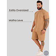Conjunto Oversized Masculino Camiseta e Short - Verão Confortável - imagem 2
