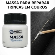 reparador de couro massa reparadora de trincas veox 45ml - imagem 3