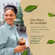 PODER DA TERRA - Mate Orgânico com Pêssego - Bebida Natural, Sem Conservantes, Sem Glúten - Ingredientes Naturais - 1L - imagem 2