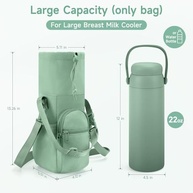 Bolsa de Viagem Portátil para Resfriador de Leite Materno HavenMinds – Isolada, à Prova de Vazamento e Segura - imagem 3