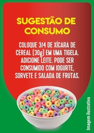KiSabor, Fruit Rings, Sabor Frutas, Cereal Matinal, 220 Gramas - imagem 1