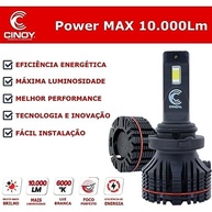 Kit Lâmpada Ultra LED Power Max Cinoy HB3/HB4 10000Lm 6000K: Iluminação Brilhante e Duradoura - imagem 3