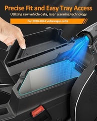 Organizador Console Central Jetta 2020-2026: Maximize Espaço e Mantenha Tudo no Lugar! - imagem 3