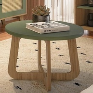 Mesa de Centro Jasmin Menta com Detalhes em Carvalho - Moderna e Resistente em MDF - imagem 3