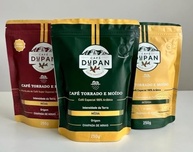 Café Dupan 100% Arábica Kit 3 Pacotes Desgustação Moído 250g (Torra Intensa, Média, Especial) - imagem 2