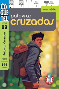Livro Coquetel Palavras-Cruzadas 89: Nível Médio - Diversão e Exercício Mental - imagem 1