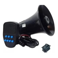 Corneta Sirene Mega-Som Automotiva 12V com Microfone - Alerta e Comunicação Essencial - imagem 2
