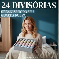 Organizador de Peças Íntimas com 24 Divisórias - Meias, Cuecas, Calcinhas e Biquínis | Compacto e Prático para Gavetas e Armários - imagem 5