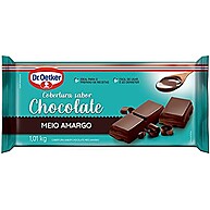 Cobertura Chocolate Meio Amargo Dr.Oetker 1kg: Recheio e Decoração - imagem 2