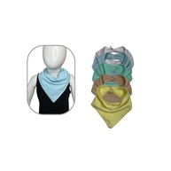 Kit 5 babadores Color Candy menino e menina em algod�o com duas regulagens - imagem 3