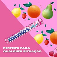 Bala Mastigável, Mentos, Tutti-Frutti - 37,5g | 14 Unidades - imagem 2