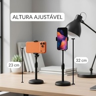 Suporte de Mesa Articulado 360° para Celular - Ajustável e Universal - imagem 3