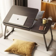 Mesa Suporte Notebook Portátil Ajustável com Base Metálica e Porta-Copos - imagem 3